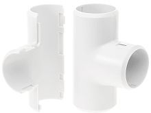 Тройник разборный ПВХ Промрукав Д=20 IP40 белый картинка